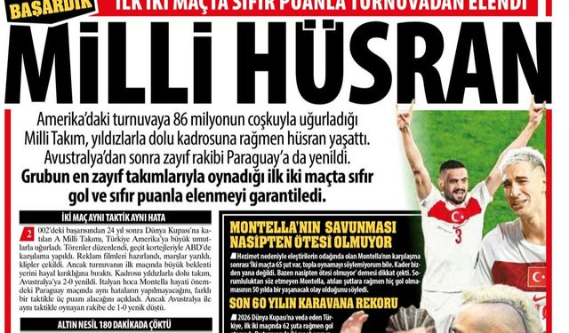 24 Yıl Sonra Dünya Kupası’na Katılan Türkiye İlk İki Maçta Sıfır Puanla Turnuvadan Elendi: Milli Hüsran