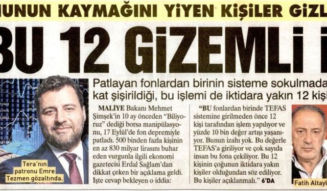 Fon Vurgununda Kim Bu 12 Gizemli İsim?