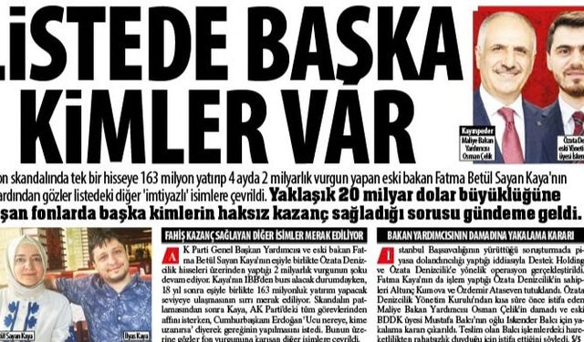 Listede Başka Kimler Var: Listedeki Diğer İmtiyazlı İsimler Kim...?