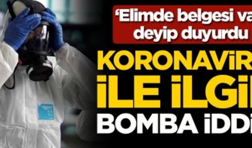 Canlı Yayında Koronavirüs Hakkında Bomba İddia, Elimde Belgeleri Var...