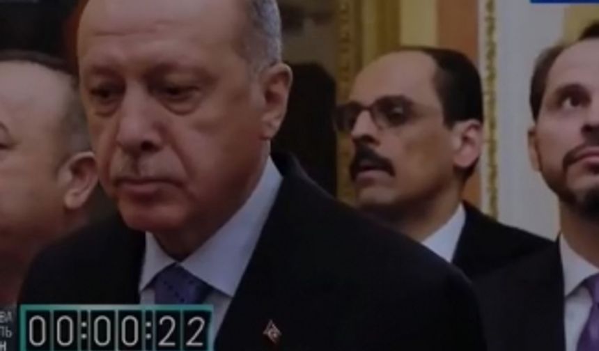 ŞOK Görüntüler, Putin, Erdoğan ve Heyetini Böyle....