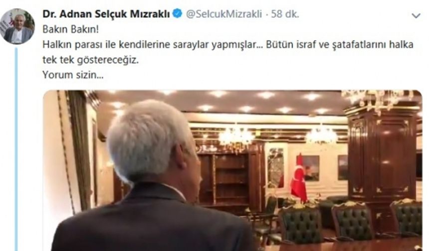 Diyarbakır Belediyesi'nde Kayyumun Saray Hayatı ve Altın Varaklı Odalar