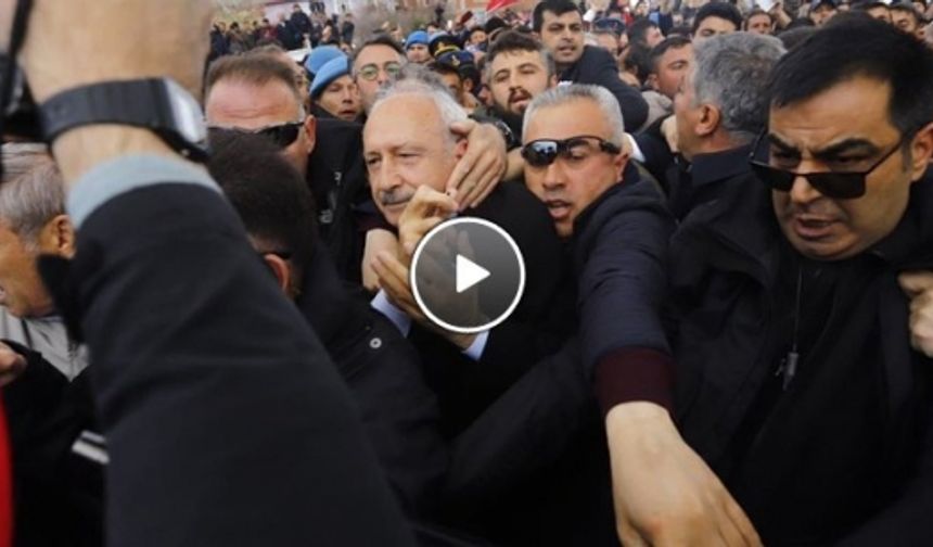 Kılıçdaroğlu'na Ankara'nın  Çubuk İlçesinde Saldırı