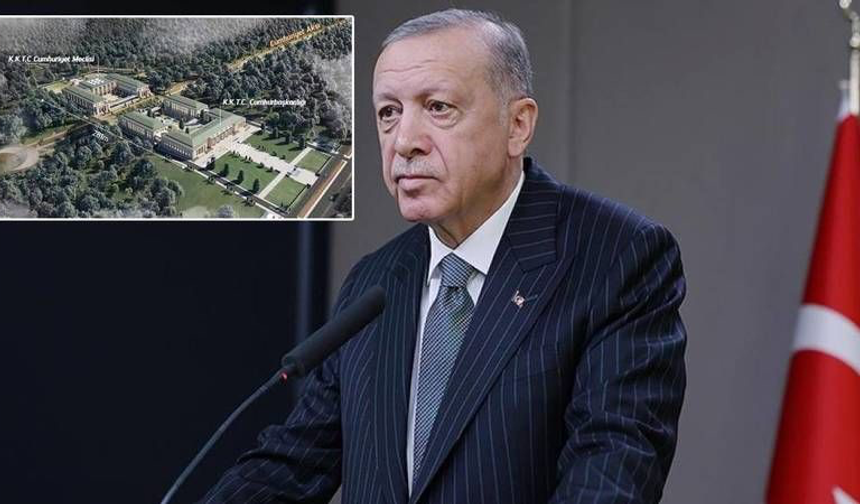 Erdoğan Talimat Verdi: Kuzey Kıbrıs'ta Saray Yaptırıyor