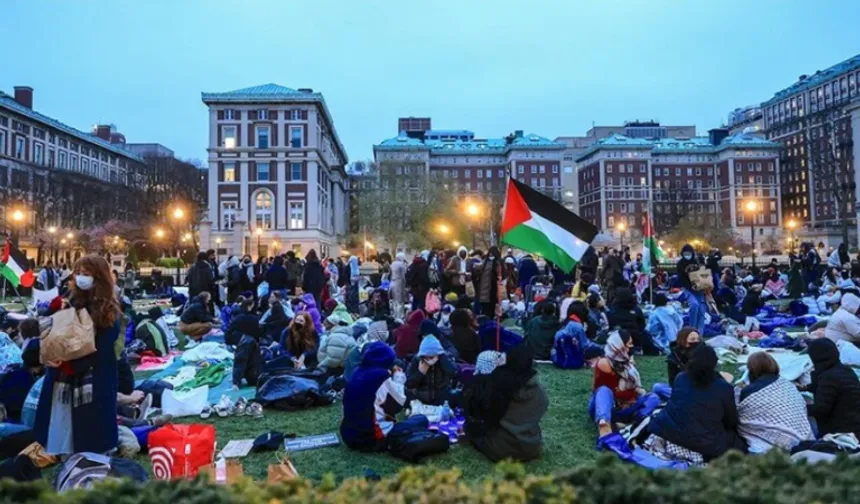 ABD'de Üniversiteler Gazze İçin Ayakta