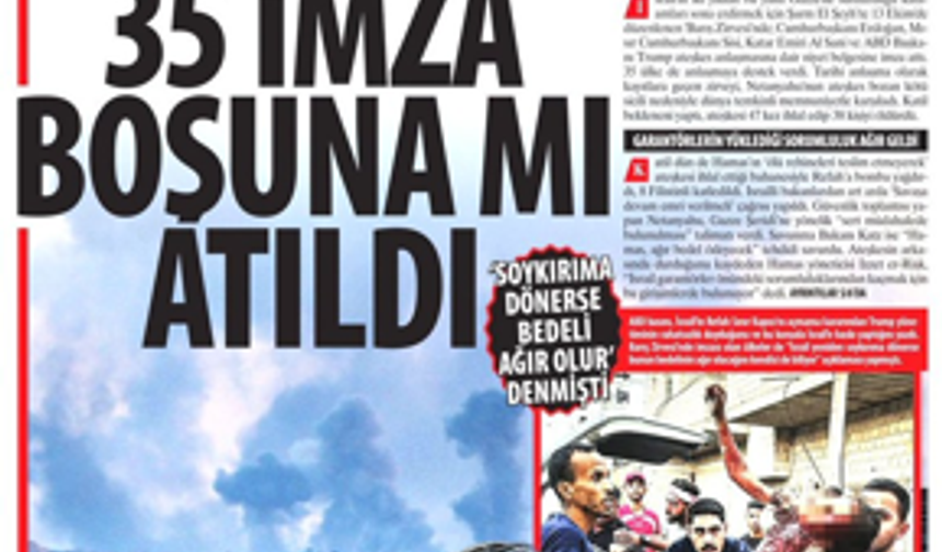 Ateşkes Masada Kaldı: 35 İmza Boşuna mı Atıldı, İmza Sahipleri Neden Tepkisiz?