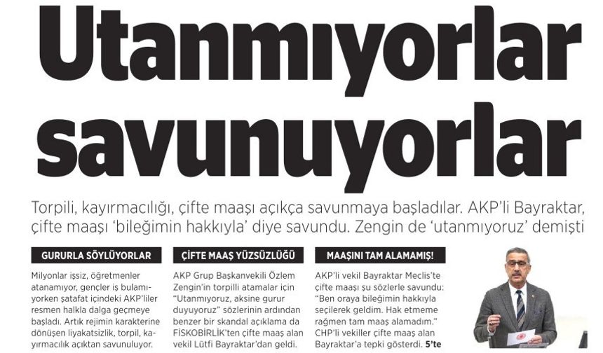 Bütçe Görüşmelerinde Tartışma:Çift Maaşlı Vekil Halinden Memnun Utanmıyorlar Savunuyorlar