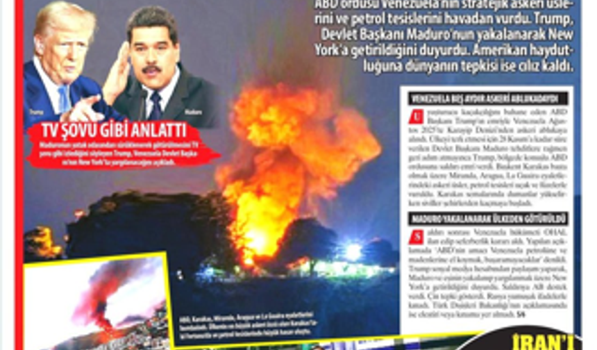 Trump Venezuela'yı Vurdu, Maduro'yu Kaçırdı: Haydut Darbesi ABD Eşkıyalığı...