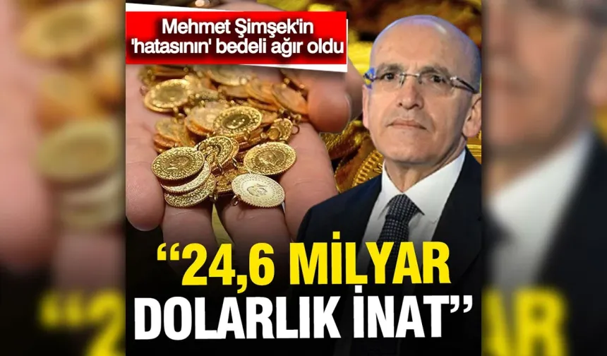 Mehmet Şimşek'in 24,6 Milyar Dolarlık Hatası: Altın Kotasının Maliyeti