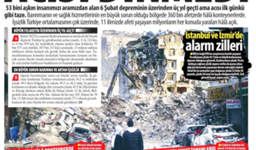 6 Şubat Depremlerinin Üzerinden 3 Yıl Geçti: Acısı Dinmedi, 360 Bin Afetzede Hâlâ Konteynerlerde, İşsizlik Had Safhada