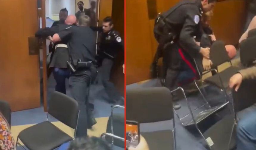 ABD Senatosu'nda 'İran Savaşı' İsyanı: "İsrail İçin Ölmeyeceğiz" Diyen Amerikalı Gazinin Kolunu Kırdılar