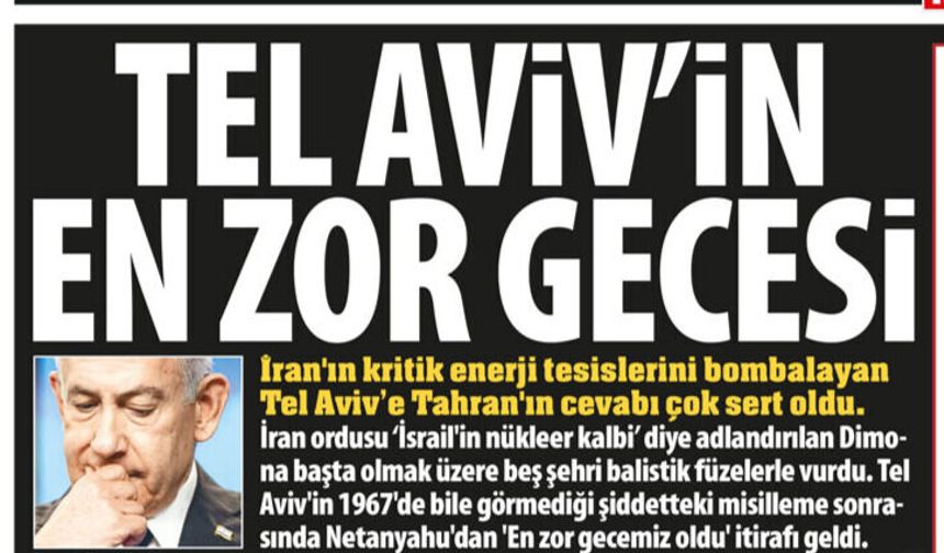 Tel Aviv'in En Zor Gecesi: İran Ordusu ‘İsrail'in Nükleer Kalbi’ni Vurdu