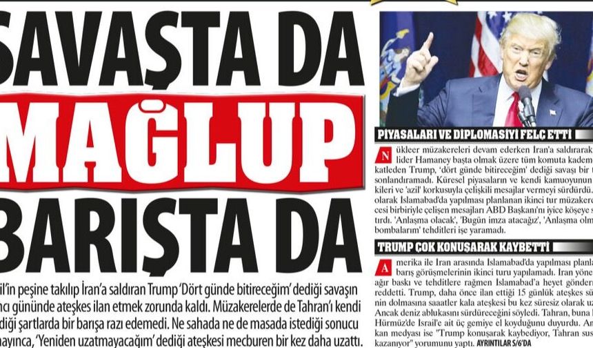 Savaşta da Mağlup Barışta da: Ne Sahada Ne de Masada İstediği Sonucu Alamadı