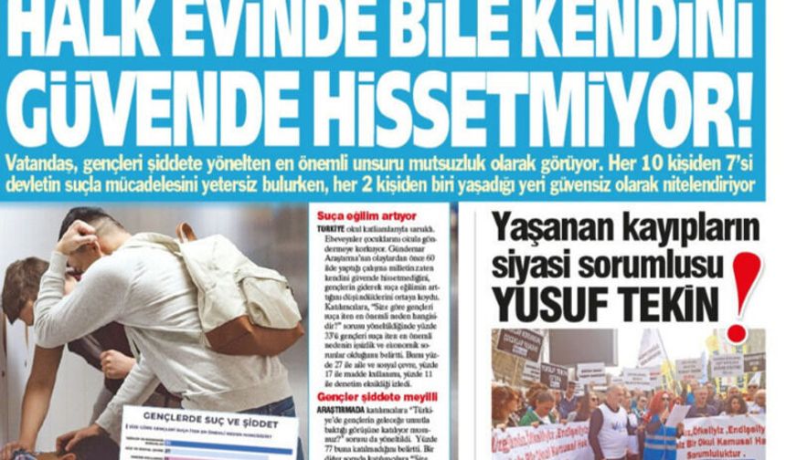 ''Halk Evinde Bile Kendini Güvende Hissetmiyor''