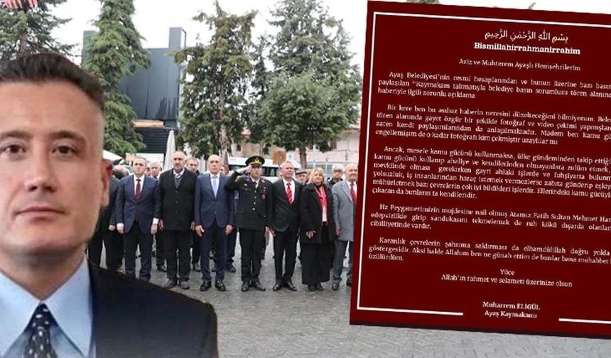 O Kaymakam AKP'li Çıktı! Açıklaması Ankara'yı Ayağa Kaldırmıştı