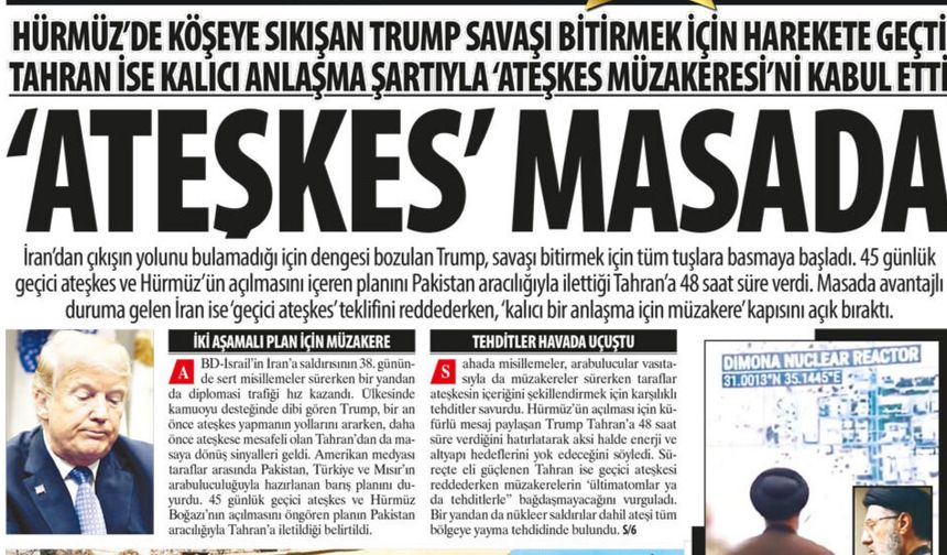 'Ateşkes' Masada: Hürmüz'de Köşeye Sıkışan Trump Savaşı Bitirmek İçin Harekete Geçti
