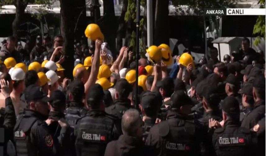 Açlık Grevindeki Madenciler Ablukaya Alındı! Yürüyüşlerine Polis Müdahalesi