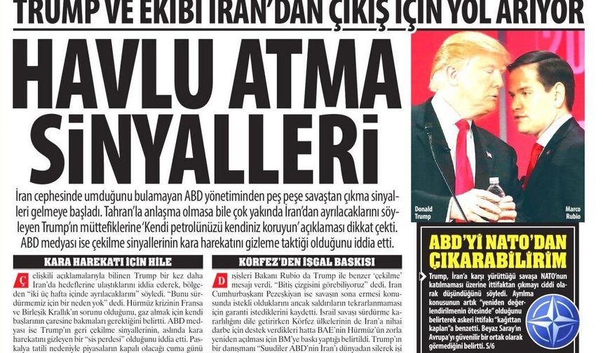 Trump ve Ekibi İran'dan Çıkış Yol Arıyor: Havlu Atma Sinyalleri