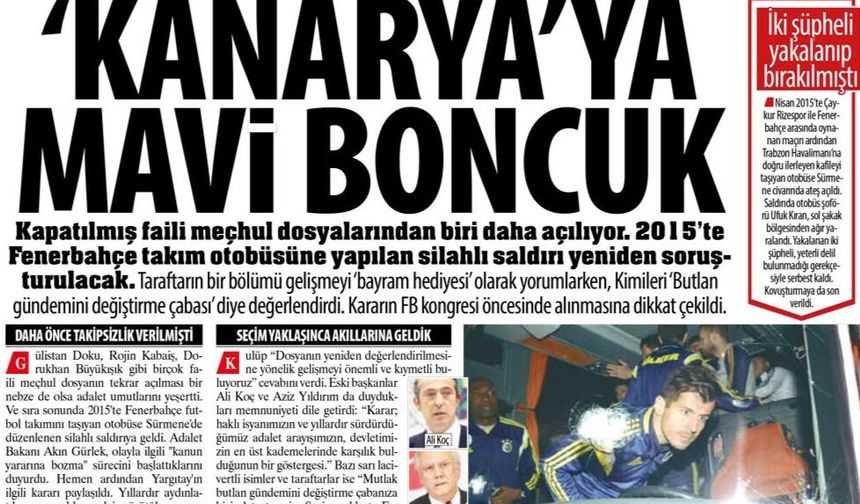 'Kanarya'ya Mavi Boncuk: ‘Butlan Gündemini Değiştirme Çabası’ mı?