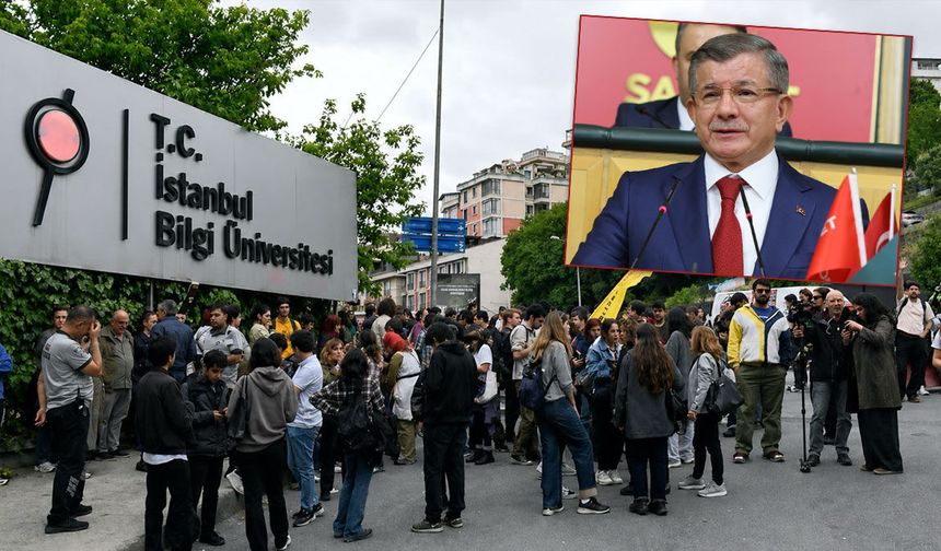Davutoğlu’ndan Bilgi Üniversitesi Kararına Tepki:Kurum Olarak Yaşatılmalı, Öğrencilerin ve Çalışanların Mağduriyeti...