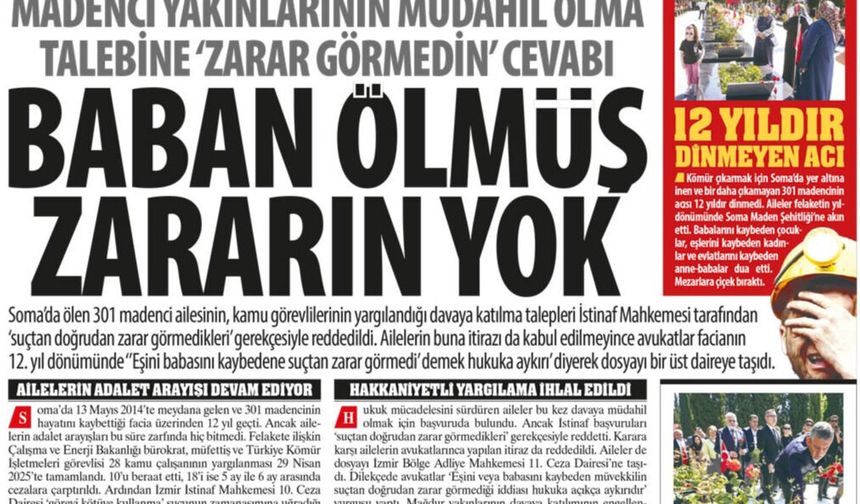 Madenci Yakınlarının Müdahil Olma Talebine 'Zarar Görmedin' Cevabı: 'Baban ve Eşin Ölmüş Zararın Yok'