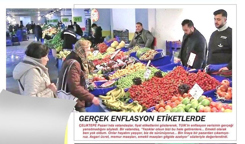 Ekonomi Yönetiminin Enflasyonla Mücadelesi Çöktü: Avrupa’da Birinci, Dünyada Beşinci Sıradayız