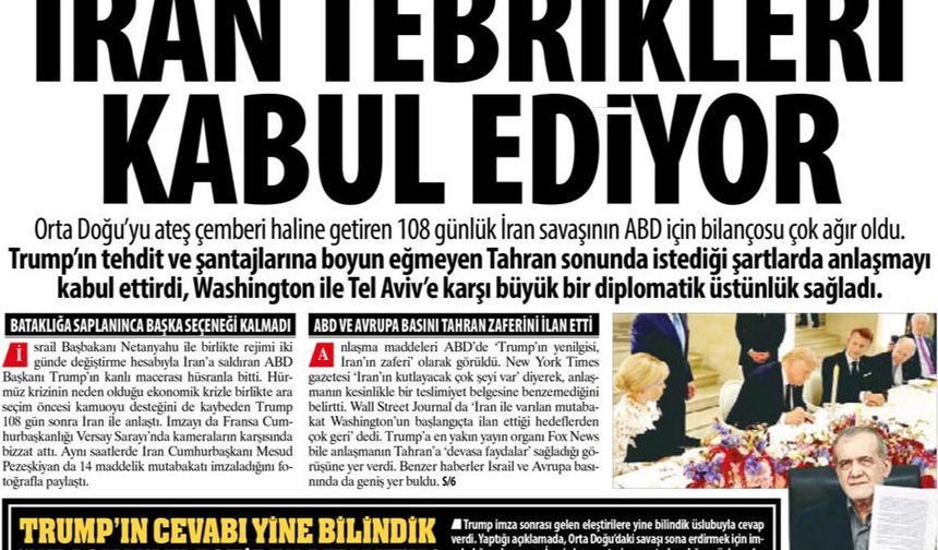 İran Tebrikleri Kabul Ediyor: Washington İle Tel Aviv’e Karşı Büyük Bir  Zafer Üstünlük Kazandı