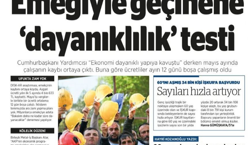 Emek Düşmanlığını Örgütlülük Yenecek: Ücretler Eriyor İktidar Seyrediyor, Emeğiyle Geçinene Dayanıklılık Testi