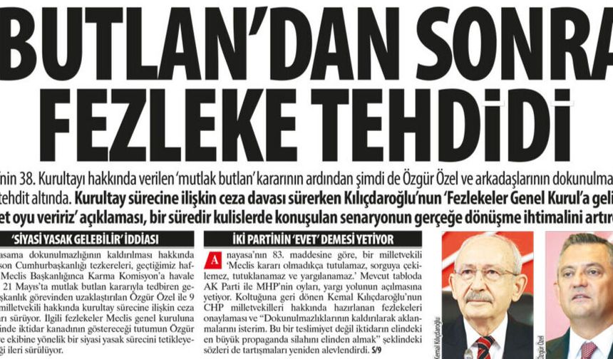 'Butlan'dan Sonra Fezleke Tehdidi: ‘Fezlekeler Genel Kurul’a Gelirse Evet Oyu Veririz’ Tehdit mi?