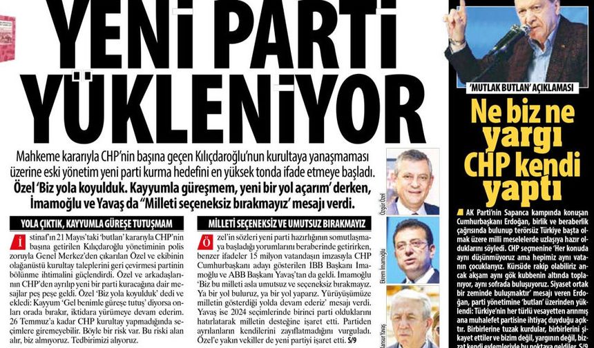 Yeni Parti Yükleniyor: “Milleti Seçeneksiz Bırakmayız’'