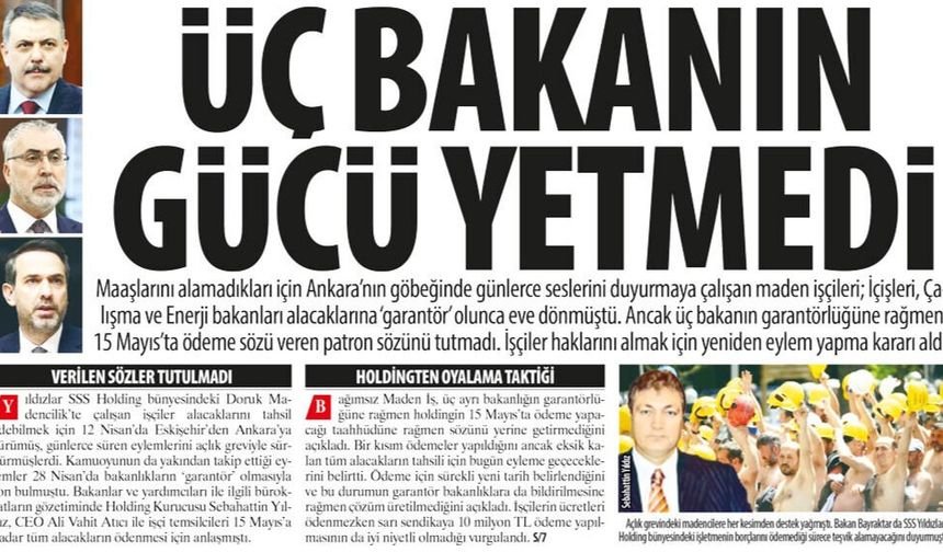 Üç Bakanın Gücü Yetmedi: Patron Sözünü Tutmadı, İşçiler Haklarını Almak İçin Yeniden Eylem Yapma Kararı Aldı
