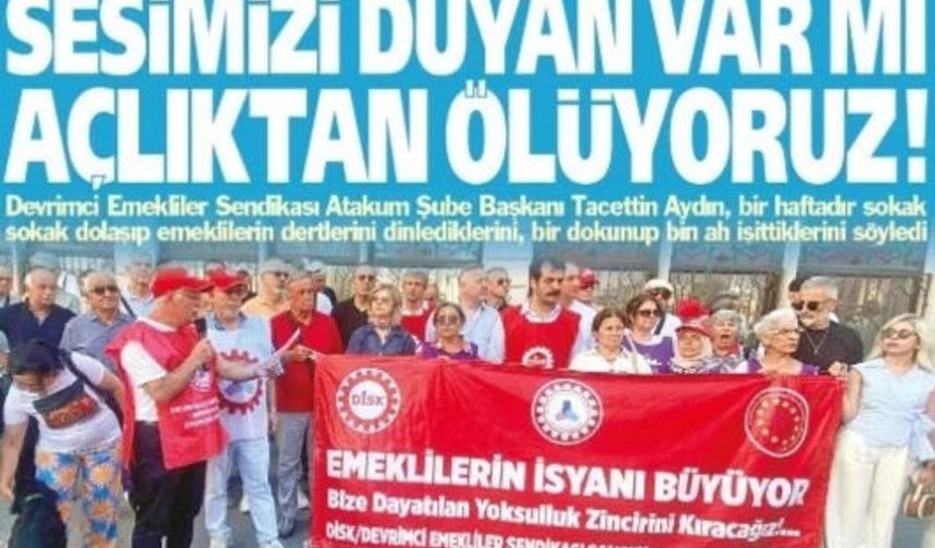 Yeniçağ Gazetesi: ''Sesimizi Duyan Varmı Açlıktan Ölüyoruz''