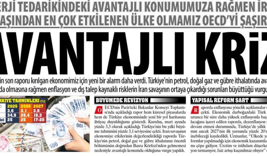 İran Savaşından En çok Etkilenen Ülke Olmamız OECD’yi Şaşırttı:Avantajlı Kriz, Dünyada Rüzgar Bizde Fırtına...