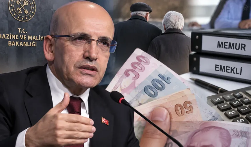 Emekli ve Memur Maaşlarında Hesaplar Değişti. Sinyal Mehmet Şimşek'ten Geldi