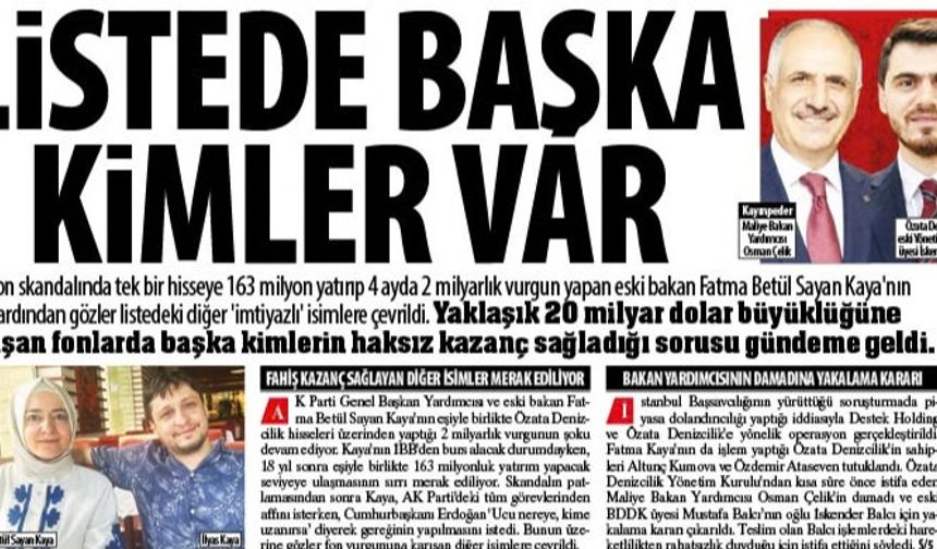 Listede Başka Kimler Var: Listedeki Diğer İmtiyazlı İsimler Kim...?