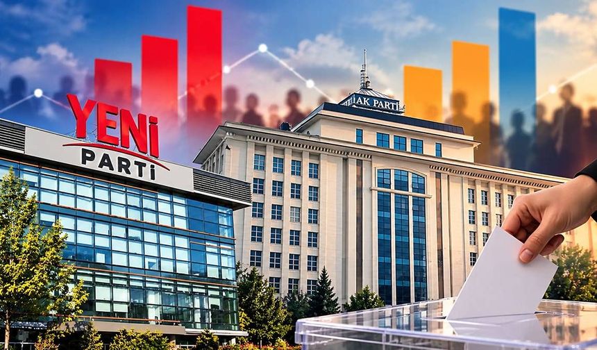 Fon Skandalının Ardından İlk Seçim Anketi: YENİ Parti Yükseldi, AK Parti İkinci Sıraya Geriledi