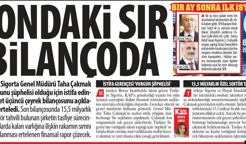 Fondaki Sır Bilançoda: Milyarlık Soru İşareti...?