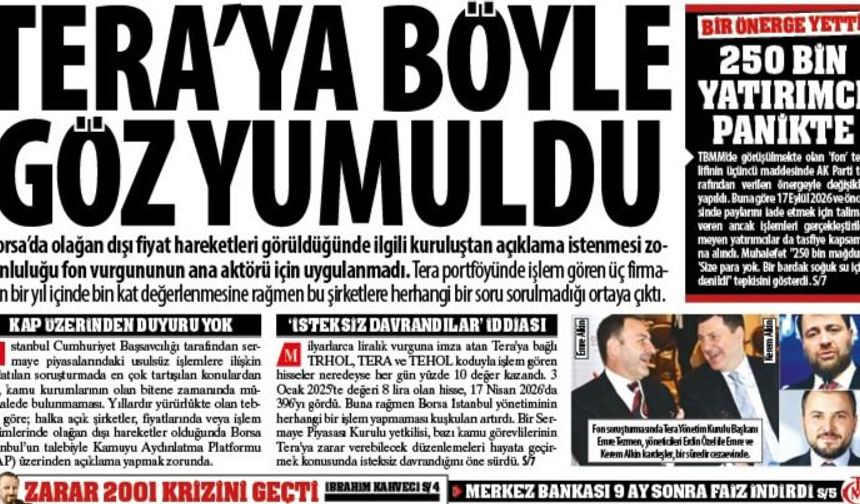 Tera’ya Böyle Göz Yumuldu, Olağan Dışı Hareket Neden Görülmedi?