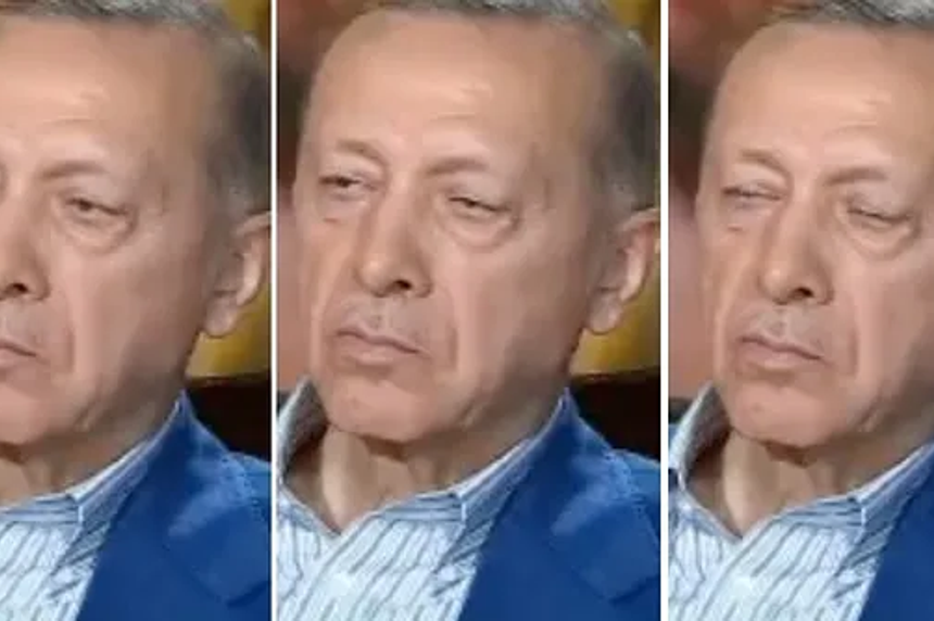 Erdoğan, Katıldığı A Haber Canlı Yayında Bir Süreliğine Uyudu. Erdoğan'ın Uyuduğunun Fark Edilmesiyle Birlikte...