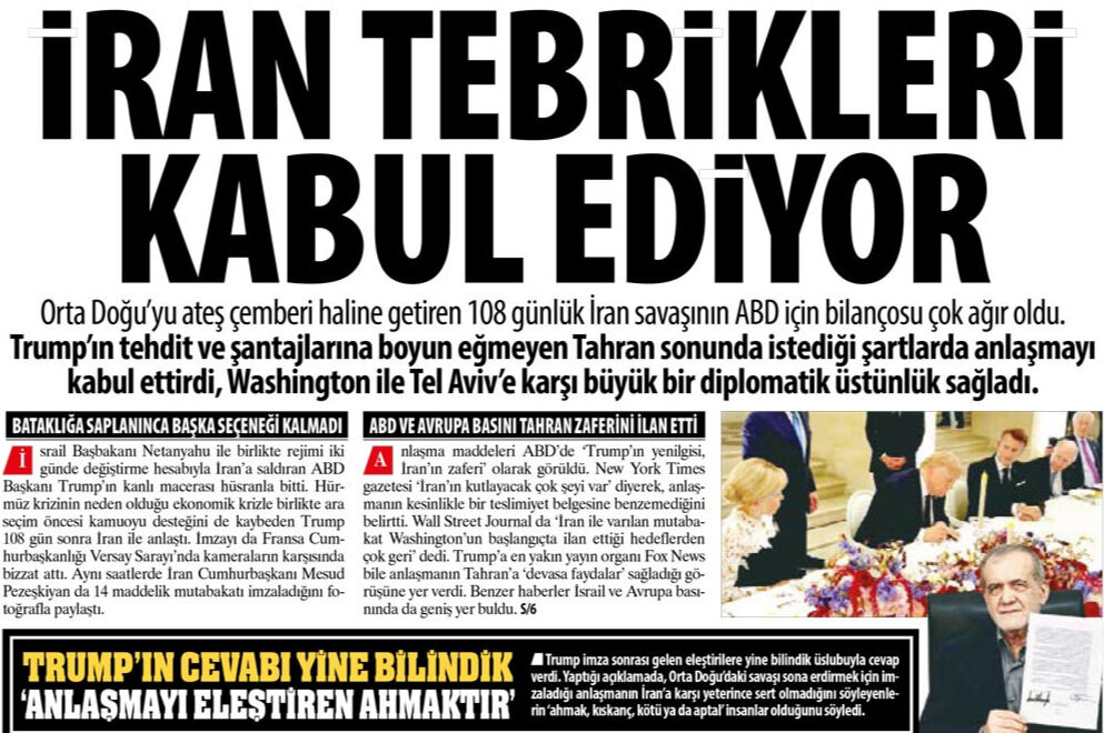 İran Tebrikleri Kabul Ediyor: Washington İle Tel Aviv’e Karşı Büyük Bir  Zafer Üstünlük Kazandı