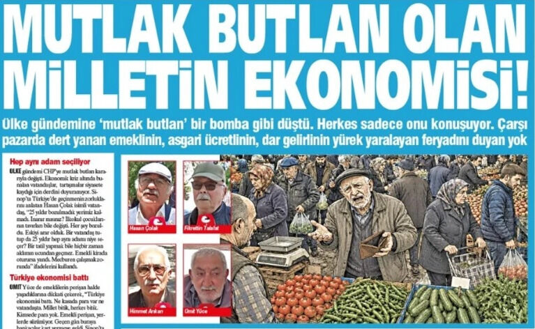 Yeniçağ Gazetesi: Mutlak  Butlan Olan  Milletin Ekonomisi'