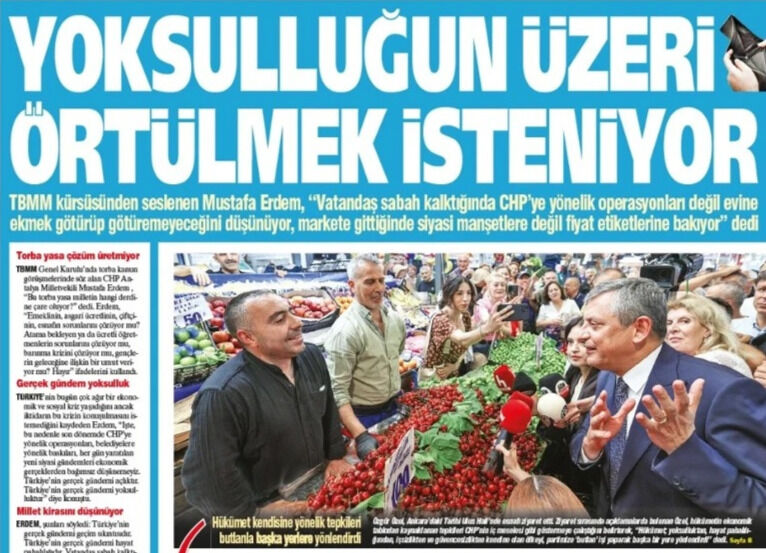 Yeniçağ Gazetesi: 'Yoksulluğun  Üzeri Örtülmek İsteniyor'