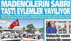 Yeniçağ Gazetesi: 'Madencilerin Sabrı Taştı, Eylemler Yayılıyor'