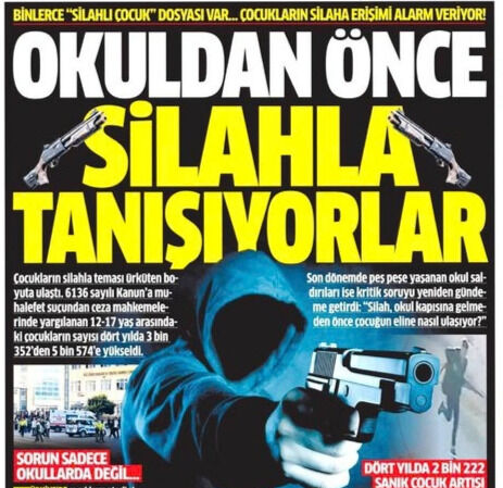 Binlerce “Silahlı Çocuk” Dosyası: Çocukların Silaha Erişimi Alarm Veriyor