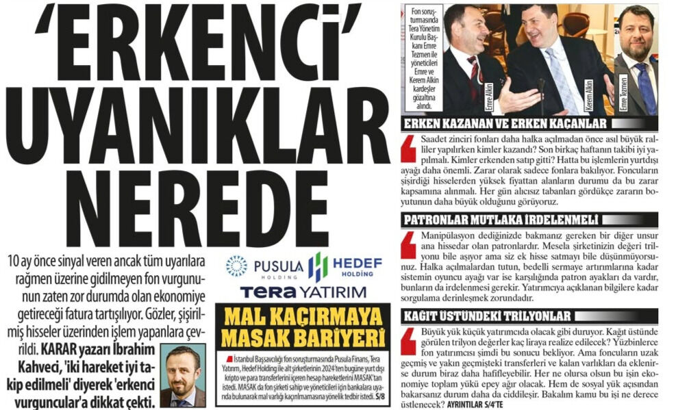 ‘FON’culuk Oyunu: Erkenci Uyanıklar ve Fon Vurguncuları Nerde?