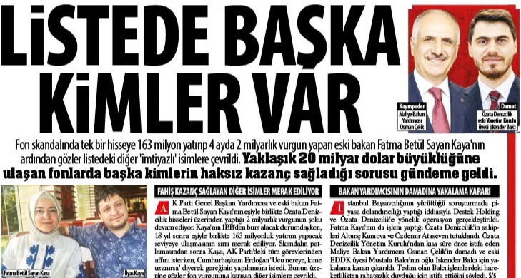 Listede Başka Kimler Var: Listedeki Diğer İmtiyazlı İsimler Kim...?
