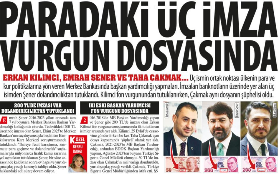 Paradaki Üç İmza Vurgun Dosyasında: İmzaları Cebimizde Dosyaları Adliyede