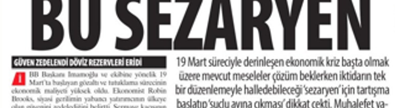 ‘Sezaryen’ İçin Tartışma Başlatıp ‘Suçlu Avına Çıkması’: Ülkede Onca Mesele Varken Nereden Çıktı Bu Sezaryen?