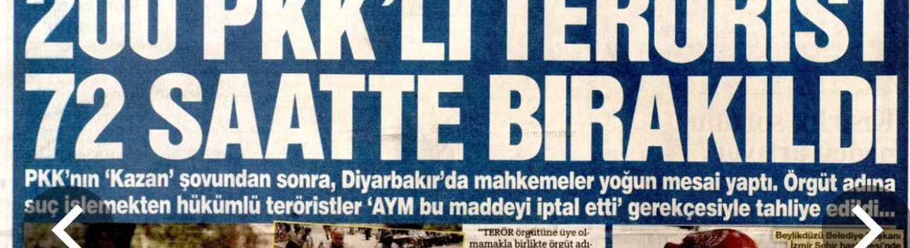 AYM İstedi Bahanesiyle 200 PKK’lıya Jet Tahliye