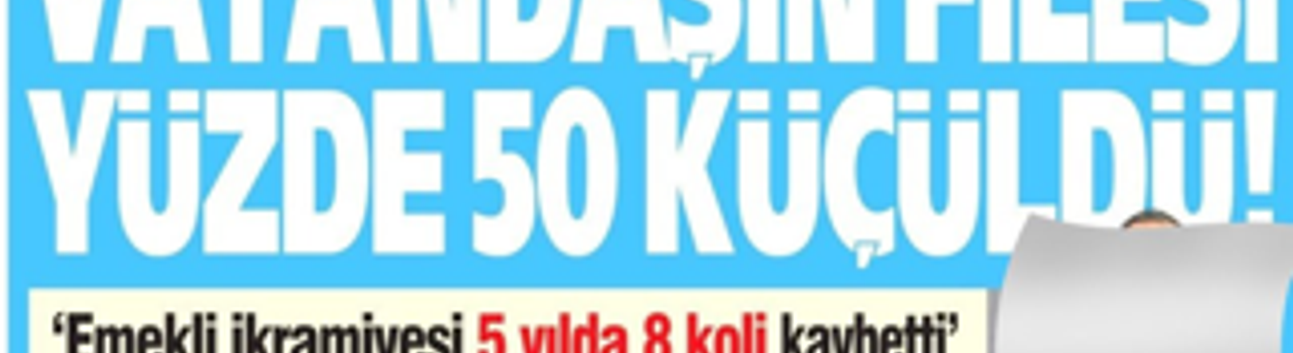 Vatandaşın Filesi Yüzde 50 Oranda Küçüldü